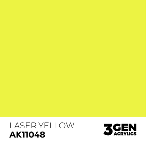 AK Interactive: Laser Yellow Acrylic Paint - 18ml