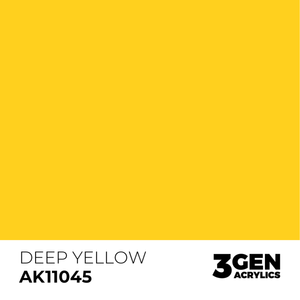 AK Interactive: Deep Yellow Acrylic Paint - 18ml