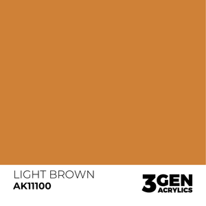 AK Interactive: Light Brown Acrylic Paint - 18ml