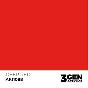 AK Interactive: Deep Red Acrylic Paint - 18ml