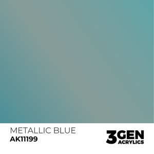 AK Interactive: Metallic Blue Acrylic Paint - 18ml AK Interactive: Metallic Blue Acrylic Paint - 18ml