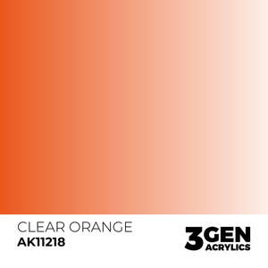 AK Interactive: Clear Orange Acrylic Paint - 18ml