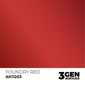 AK Interactive: Foundry Red Acrylic Paint - 18ml