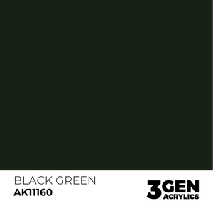 AK Interactive: Black Green Acrylic Paint - 18ml