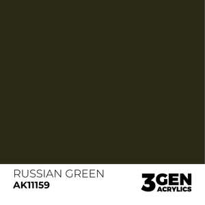 AK Interactive: Russian Green Acrylic Paint - 18ml