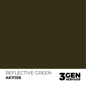 AK Interactive: Reflective Green Acrylic Paint - 18ml