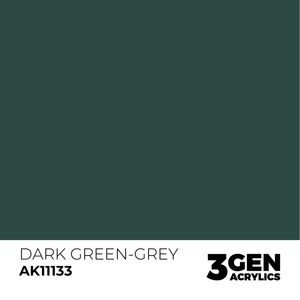 AK Interactive: Dark Green Grey Acrylic Paint - 18ml