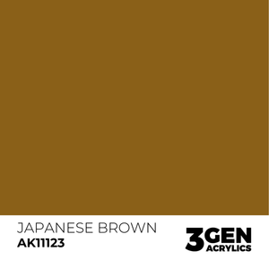 AK Interactive: Japanese Brown Acrylic Paint - 18ml
