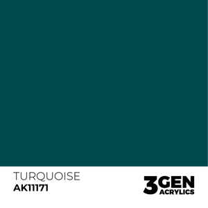 AK Interactive: Turquoise Acrylic Paint - 18ml