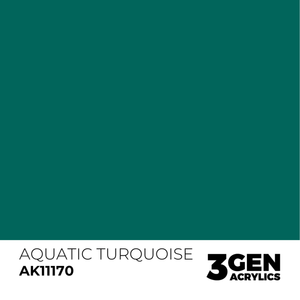 AK Interactive: Aquatic Turquoise Acrylic Paint - 18ml