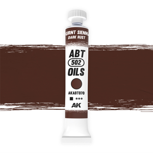 AK Interactive: ABT-502 Oils - Burnt Sienna/Dark Rust