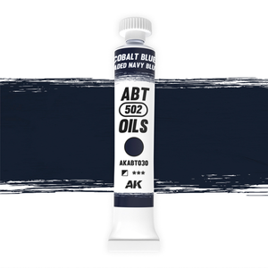 AK Interactive: ABT-502 Oils - Cobalt Blue/Faded Navy Blue
