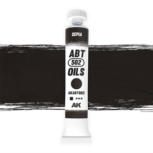 AK Interactive: ABT-502 Oils - Sepia AK Interactive: ABT-502 Oils - Sepia