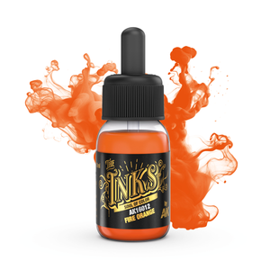 AK Interactive: Inks  Fire Orange - 30ml