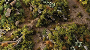 Gamers Grass: Tufts - Strong Green Shrubs