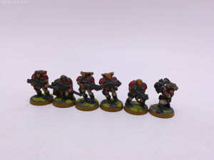 6 x Space Marine Scouts (red,oop) 6 x Space Marine Scouts (red,oop)