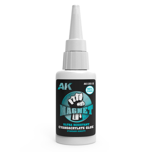 AK Interactive: Magnet - Ultra Resistant Cyanoacrylate Glue AK Interactive: Magnet - Ultra Resistant Cyanoacrylate Glue