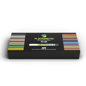 AK Interactive: Playmarkers Set of 34 and Luxury Case AK Interactive: Playmarkers Set of 34 and Luxury Case