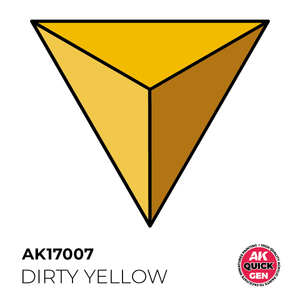 AK Interactive: Dirty Yellow - Quick Gen Colors AK Interactive: Dirty Yellow - Quick Gen Colors