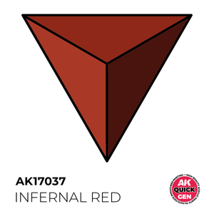 AK Interactive: Infernal Red - Quick Gen Colors AK Interactive: Infernal Red - Quick Gen Colors