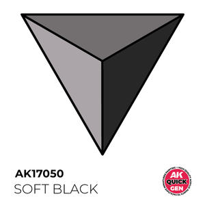 AK Interactive: Soft Black - Quick Gen Colors AK Interactive: Soft Black - Quick Gen Colors