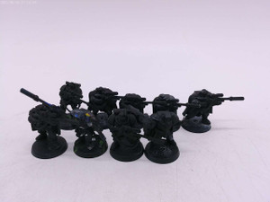 9 x Space Marine Scouts (black) 9 x Space Marine Scouts (black)