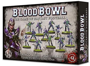The Naggaroth Nightmares - Dark Elf Blood Bowl Team NIB