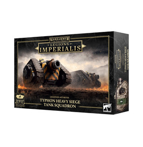 Legions Imperialis: Typhon Heavy Siege Tank Squadron NIB (Pre-Order) Legions Imperialis: Typhon Heavy Siege Tank Squadron NIB (Pre-Order)