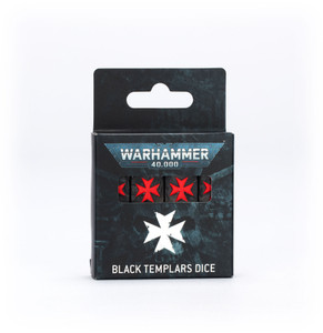 Warhammer 40,000: Black Templars Dice Set NEW
