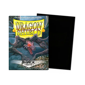 Dragon Shield: Black - Matte Sleeves (100 ct.)