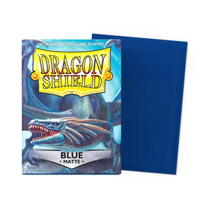 Dragon Shield: Blue - Matte Sleeves (100 ct.) Dragon Shield: Blue - Matte Sleeves (100 ct.)