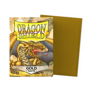 Dragon Shield: Gold - Matte Sleeves (100 ct.)