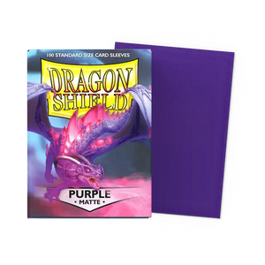 Dragon Shield: Purple - Matte Sleeves (100 ct.) Dragon Shield: Purple - Matte Sleeves (100 ct.)
