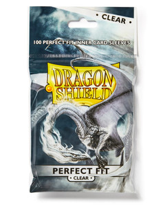 Dragon Shield: Perfect Fit - Clear Sleeves (100 ct.) Dragon Shield: Perfect Fit - Clear Sleeves (100 ct.)