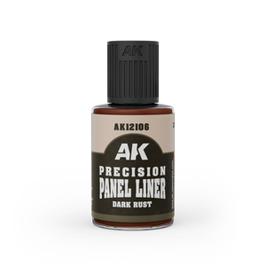 AK Interactive: Panel Liner - Dark Rust 30ml AK Interactive: Panel Liner - Dark Rust 30ml