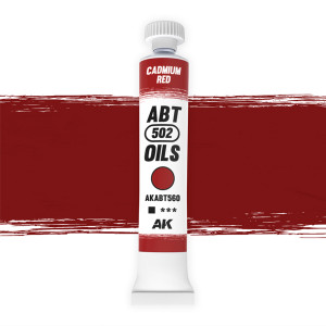 AK Interactive: ABT-502 Oils - Cadmium Red
