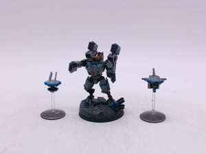 1 x T'au Empire Commander (grey/blue/red)