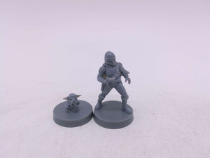 2 x Star Wars Legion: Din Djarin & Grogu