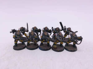 10 x Space Marine Scouts (oop, black/white/yellow)