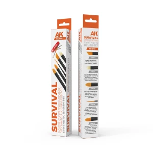 AK Interactive: Survival Weathering Brush Set