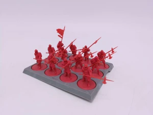 12 x A Song of Ice & Fire Lannister Halberdiers