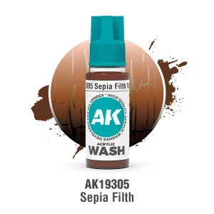 AK Interactive: Sepia Filth Acrylic Wash