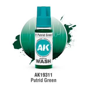 AK Interactive: Putrid Green Acrylic Wash