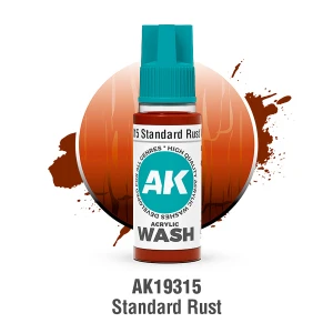 AK Interactive: Standard Rust Acrylic Wash