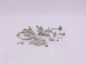 1 x Necron Catacomb Command Barge (partially assembled, white)
