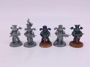 5 x Rubric Marines (silver/blue)