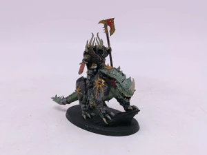 1 x Chaos Lord on Karkadrak (green/silver)