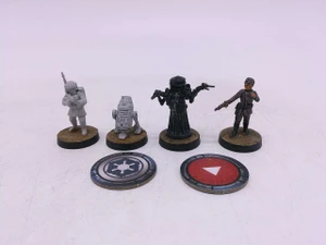4 x Star Wars Legion: Empire Officers & Medical Droids