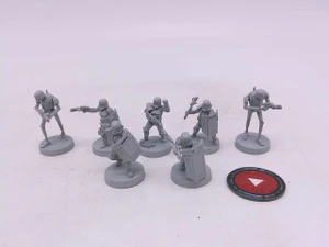 7 x Star Wars Legion:  Riot troopers