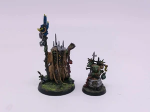 2 x Swampcalla Shaman with Pot-grot (painted)